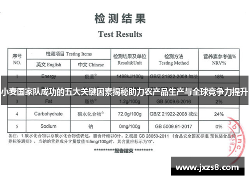 小麦国家队成功的五大关键因素揭秘助力农产品生产与全球竞争力提升